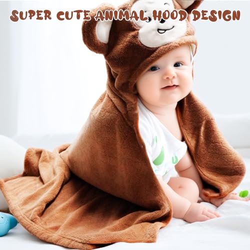 Toddler Bath Towel Hooded Kids view 5