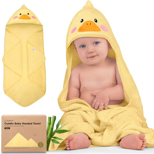 KeaBabies Hooded Baby Towel for
