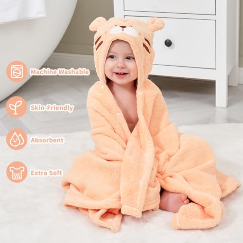 FUBANRAY Toddler Bath Towel Hooded view 5