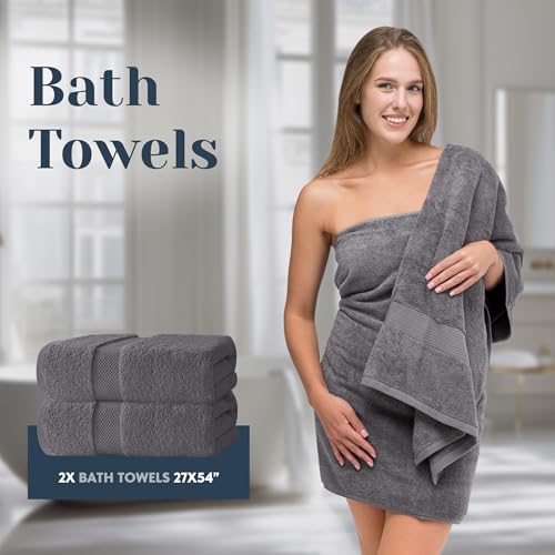 White Classic Luxury Bath Towel view 5