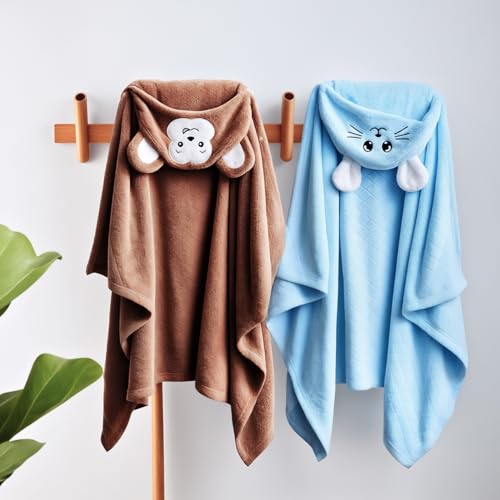 Toddler Bath Towel Hooded Kids view 3