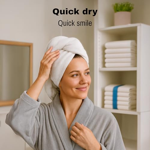 JMR White Bath Towels Bulk view 2