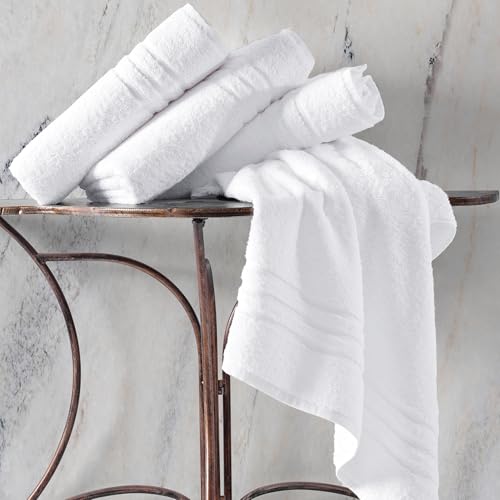 Hawmam Linen White Bath Towels view 5