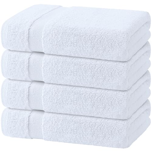 Wealuxe White Bath Towels Set