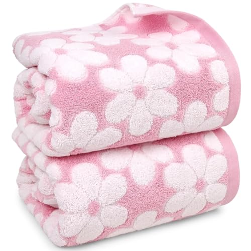Jacquotha Pink Bath Towels Set