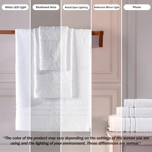 Hawmam Linen White Bath Towels view 3