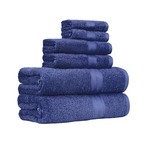 Amazon Basics 6-Piece Fade-Resistant 100%