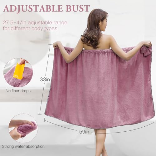 KOIKEY Women Microfiber Bath Towel view 2