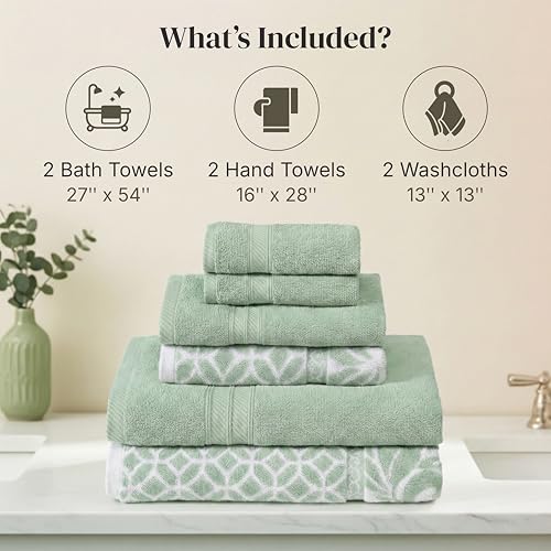 Modern Threads 6 Piece Bath view 3