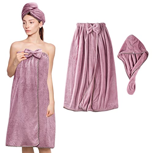 KOIKEY Women Microfiber Bath Towel