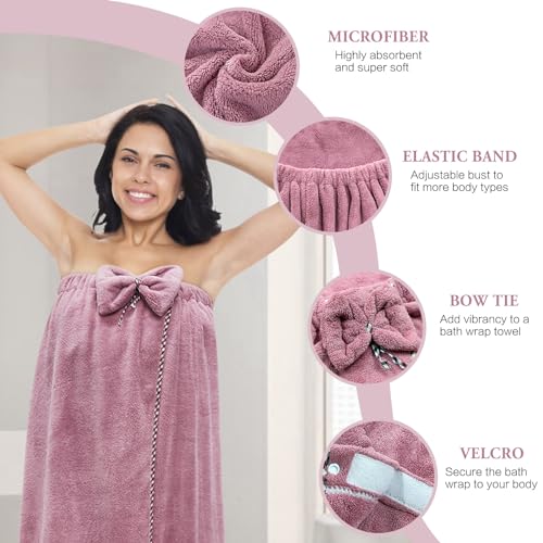 KOIKEY Women Microfiber Bath Towel view 3