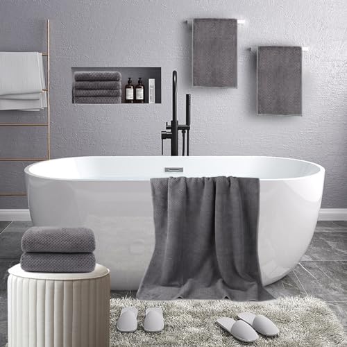 HOMEXCEL 8PK Bath Towel Set view 2