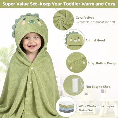 6 PCS Toddler Towels Set view 4