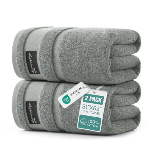 REDKISS Large Bath Towels Set