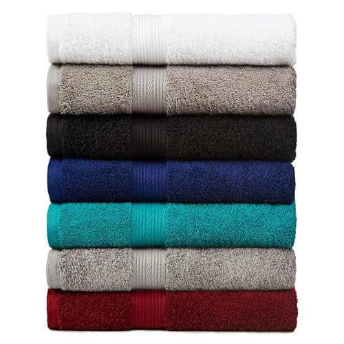 Amazon Basics 6-Piece Fade-Resistant 100% view 3