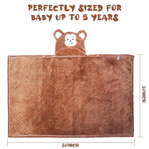 Toddler Bath Towel Hooded Kids view 4