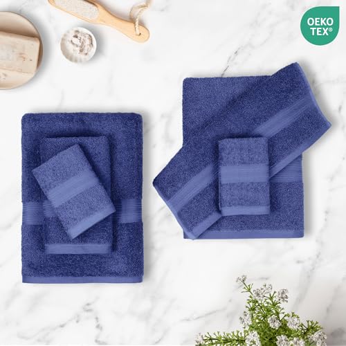 Amazon Basics 6-Piece Fade-Resistant 100% view 2