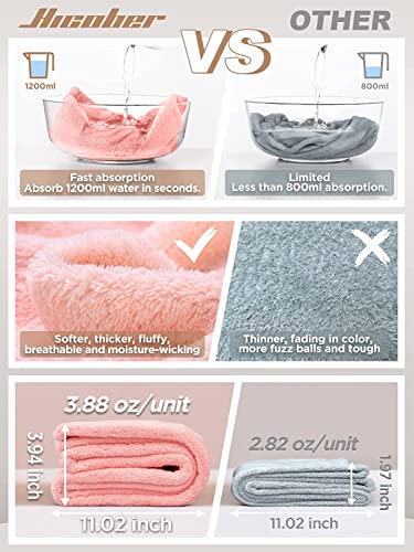 Hicober Microfiber Hair Towel Wrap view 2