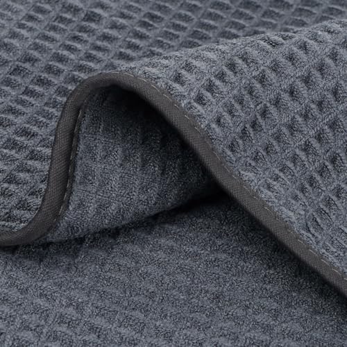 HOMEXCEL Waffle Bath Towels Set view 2