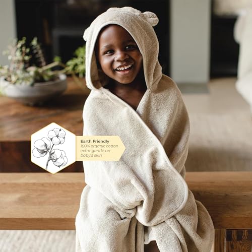 Burt's Bees Baby Toddler Hooded view 4