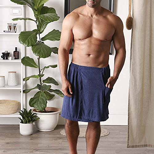 DII Men's Terry Shower Wrap view 3