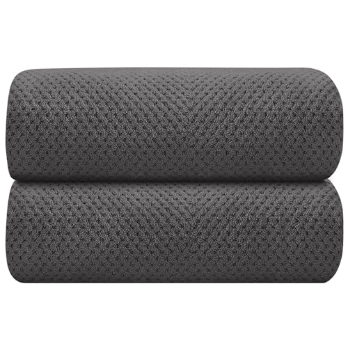 HOMEXCEL Grey Bath Towels 2