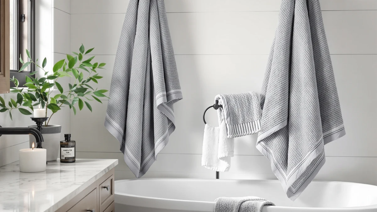 Bath Towel vs Washcloth comparison
